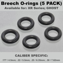 BRK Brocock Breech O-rings - pack of 5. Model and caliber specific