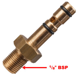 Brocock Balanced Filler Probe - 1/8in BSP threaded for hose line