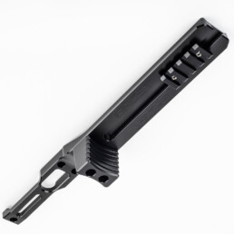 The BRK Ghost Extended Forend Rail is made by PRS