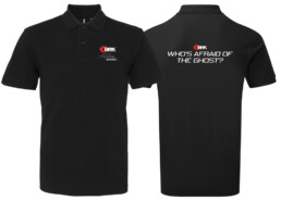 Who's Afraid of the Ghost? Black Polo Shirt
