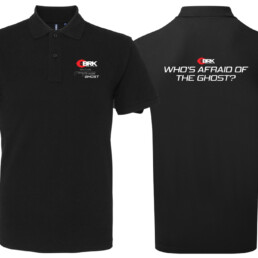 Who's Afraid of the Ghost? Black Polo Shirt