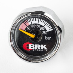 The new style BRK Pressure gauge is a screw-in manometer designed for Brocock PCP air rifles