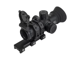 The MTC SWAT 10x30 Atom Prismatic Scope is a compact telly with an ultra-wide-angle view and short eye-relief