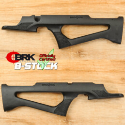 B-STOCK Bantam Skeleton Black stock #205 Soft Touch over beech, genuine factory gunstock for BRK Brocock PCP air rifle