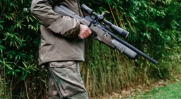 BRK Brocock Sniper XR2 sidelever PCP air rifle with integral power adjustment, shown in Safari stock