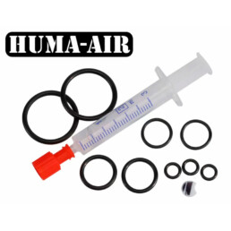 The BRK-Brocock Huma-Air Regulator Seal Kit comes with correct seals and special silicone grease with application syringe